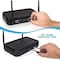 Pyle Pyle Channel Microphone System, Dual Frequency Wireless, 2 Mics, Receiver, for PA/Karaoke PDWM2135 - alternate 3
