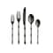 Mepra Bali Flatware Set - 5 Pieces - Pewter Black Gold 101522005PON - alternate 1