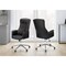 Monarch Specialties Office Chair, Swivel, Adjustable Height, Armrests, Ergonomic, Work, Blk Leather Look, Chrome Metal I 7323 - alternate 5