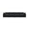 Homeroots Black Linen Blend Modular Rectangular Four Piece Corner Sectional 714580 - alternate 1
