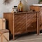 Baxton Studio Hoffman Dresser with Scalloped Apron and Turned Legs, Walnut Brown 272-14821-ZORO - alternate 7