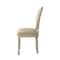 Homeroots Tufted Beige and Brown Upholstered Linen Dining Side Chair 535366 - alternate 5