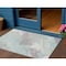 Homeroots 3' X 5' Blue Teal Blue And Gray Abstract Washable Indoor Outdoor Area Rug 611246 - alternate 1