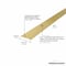 M-D Building Products 1-1/4 In. X 96 In. Satin Brass Aluminum Seam Binder 43734 - alternate 4