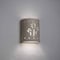 Luxury Lighting Mirage Flats 10 in Tall Ceramic Outdoor Wall Light, Palm Tree Cutouts, Cottonwood Paint Finish, 2PK (2) 101-22B-CW-ud-7-17 - alternate 1