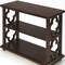 Homeroots 27" Dark Brown Two Tier Standard Bookcase 389569 - alternate 5
