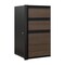 Bestar Connexion 16W Add-On Pedestal with 3 Drawers, Antigua & Black 93621-000052 - alternate 1