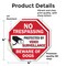 Signmission No Trespassing Protected by Video S, 4 inch X 4 inch, Vinyl Decal, 2PK OC-D-2PACK-4-100 - alternate 4