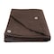 Mytee Products 8 ftx10 ft Dark Brown Canvas Tarp 12oz Water Resistant Heavy Duty Tarps, 4PK CT8-10-DBx4 - alternate 4