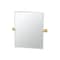 Gatco Elevate 24" Framed Rectangle Mirror, Brush Brass 4069SM - alternate 1