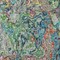 Homeroots 8' X 10' Orange And Teal Blue Abstract Washable Indoor Outdoor Area Rug 588459 - alternate 7