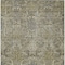 Homeroots 8' X 10' Taupe And Gray Damask Washable Indoor Outdoor Area Rug 603338 - alternate 5