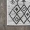 Jonathan Y Tokay Bohemian Geometric Ivory/Black 2 ft. x 10 ft. Indoor/Outdoor Runner Rug SMB132D-210 - alternate 4