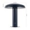 Jonathan Y Suillius 11" Contemporary Bohemian Rechargeable/Cordless Iron Dimmable Integrated LED Mushroom Table JYL7114F - alternate 6