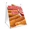 Signmission Mozzerella Sticks, 24 Inch x 18 Inch A-frame Yard Sign, Plastic Sign SBC-1824-Mozzerella Sticks - alternate 1