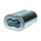 Koch Industries 077210 Extruded Cable Ferrule, 1/4 in Dia Cable, 1-1/8 in L, Aluminum Silver, 100PK 077210/52339 - alternate 1