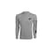 Costa L Long Sleeve Men's Crew Neck Heather Gray Tee Shirt FQA400039-203L - alternate 1