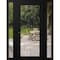 Vdomdoors Front Exterior Prehung Metal-Plastic Door Clear Glass / MANUX 8666 Matte Black / Office Commercial MANUX8666EXD-BLK-W16+30+16xH80-LH-I - alternate 1