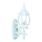 Homeroots White Glass Globe Wall Light 398579 - alternate 3