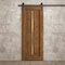 Sartodoors Modern Barn Door 36 x 96 inches, Ego 5014 Cognac Oak Veneer, 6.6FT Rail Track Heavy Hardware Set ,  EGO5014BD-B-DKO-3696 - alternate 4