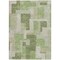 Homeroots 5' X 8' Green Sage And Beige Geometric Washable Indoor Outdoor Area Rug 613206 - alternate 6