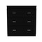 Homeroots 32" Black Three Drawer Dresser 543996 - alternate 6