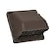 Lambro Hood Vent, 4 in Duct, Plastic Hood, Brown Hood 1471B - alternate 1