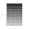 Homeroots 3' X 5' Black And Ivory Ombre Washable Indoor Outdoor Area Rug 595787 - alternate 5