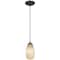 Access Lighting Champagne, Pendant, Oil Rubbed Bronze Finish, White Stone Glass 28012-1C-ORB/WHST - alternate 4
