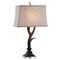 Jonathan Y Antler 29.5" Rustic Resin/Crystal LED Table Lamp, Brown/Clear JYL6306A - alternate 1
