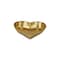 Homeroots 7in Gold Heart Cast Iron Handmade Vanity Tray 483152 - alternate 4