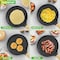 Nutrichef 11 in Non-Stick Crepe Pan with Wooden Spreader, Durable Marble Coated Dosa Pan, Bakelite And Wood NCMKCP002411BK - alternate 4