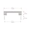 Richelieu Avellino Collection 5 1/16 in (128 mm) Center-to-Center Brushed Nickel Contemporary Cabinet Pull BP527128195 - alternate 4