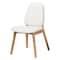 Baxton Studio Hudson 5-Piece Dining Set, Natural and White 261-14269-13280-ZORO - alternate 5