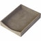 Dacasso Protacini Breeze Beige Italian Patent Leather Front-Load Letter Tray A6301 - alternate 1