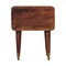 Homeroots 22" Brown Solid Wood Two Drawer Nightstand 701713 - alternate 5