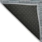 Homeroots 9' X 12' Teal Blue Aqua And Gray Striped Washable Indoor Outdoor Area Rug 587942 - alternate 4