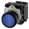 Siemens Illuminated pushbutton, 22 mm, round, plastic, blue, pushbutton 3SU1102-0AB50-3BA0-ZY15 - alternate 1