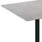Flash Furniture 36" SQ Tabletop, Seamless Surface Technology, Gray Faux Concrete, 30x30 Black Table Height X-Base ST-SQ36-CMGY-T3030-GG - alternate 6