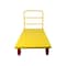 5Seconds Brand STEEL STRONG Platform Cart 60X30 w/ 3000Lb Capacity, 8" Red Swivel Wheels With Lock, Diamond Plated 555037 - alternate 3