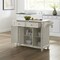 Crosley Cambridge Stone Top Full Size Kitchen Island/Cart KF30005DWH - alternate 7