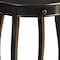 Homeroots 24" Black Wood Round End Table With Drawer And Shelf 286302 - alternate 4