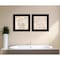 Homeroots Set Of Two Soak and Unwind 3 Black Framed Print Bathroom Wall Art, 2PK 406010 - alternate 3