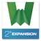 Pendaflex Top Tab Fastener Folder, 1/3-Cut Tab: Assorted, Expands 2", 2 Fasteners, Letter Size, Green, 25PK 15938GW - alternate 4