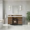 James Martin Vanities Brittany 60" Single Vanity, Pecan w/ 3 CM White Zeus Silestone Top 655-V60S-PCN-3WZ - alternate 6