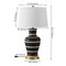 Jonathan Y Julian 29" Traditional Classic Ceramic Urn LED Table Lamp, Black/Beige JYL4026J - alternate 7