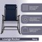 Lavish Home Folding Outdoor Rocking Chair Zero Gravity Chair Adjustable Pillow Ergonomic Foldable Lounger 80-OUTD-RC-1 - alternate 4