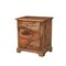 Homeroots 27" Brown Solid Wood Live Edge Three Drawer Nightstand 565301 - alternate 3