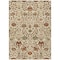 Homeroots 8' X 10' Ivory Brown And Red Floral Washable Indoor Outdoor Area Rug 603422 - alternate 4