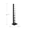 Homeroots 65" Black Metal Twelve Tier Narrow Tower Bookcase 490413 - alternate 2